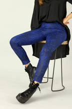 Cobalt Leatherette Pull On Jean - SALE
