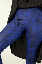 Cobalt Leatherette Pull On Jean - SALE