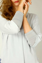 Soft Grey Seta Chelsea Shirt - SALE