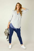 Soft Grey Seta Chelsea Shirt - SALE