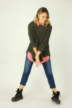 Khaki Fluffy Overtop - SALE