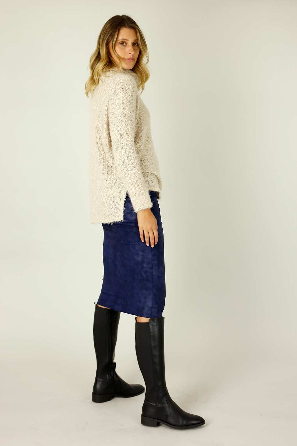 Ivory Fluffy Jumper