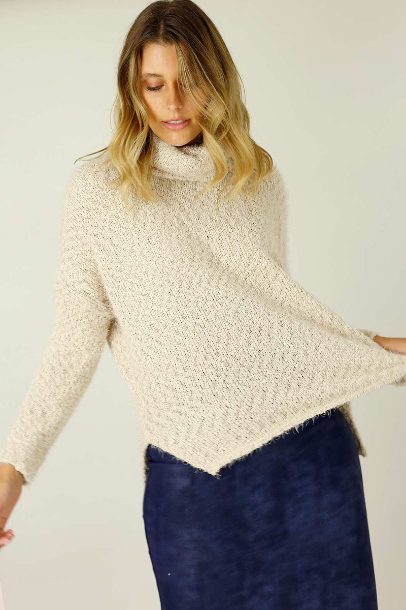 Ivory Fluffy Jumper