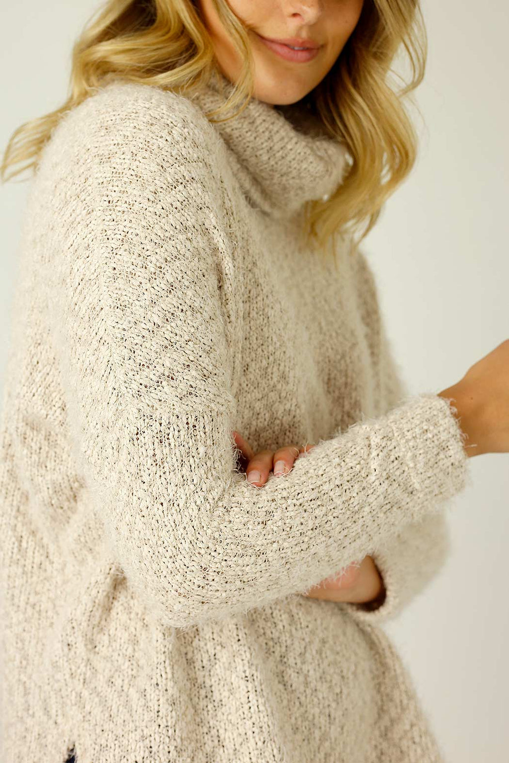 Ivory Fluffy Jumper