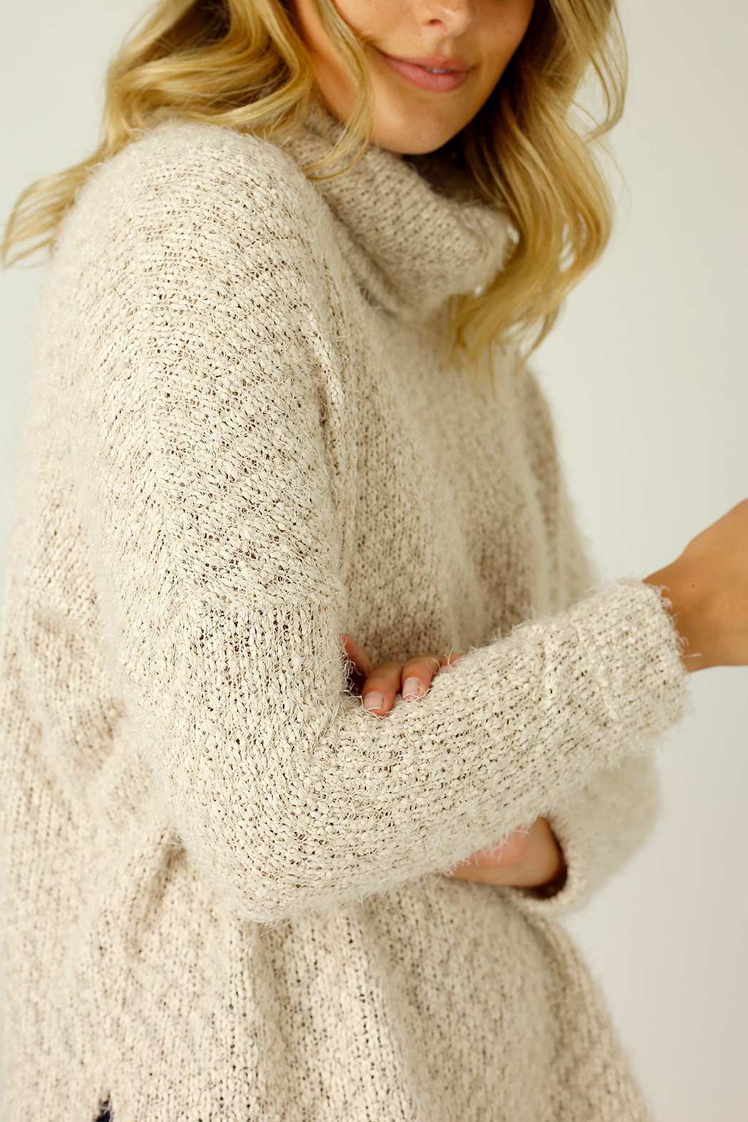 Ivory Fluffy Jumper