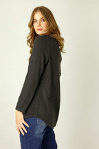 Charcoal Lounge Crew Neck Jumper - SALE