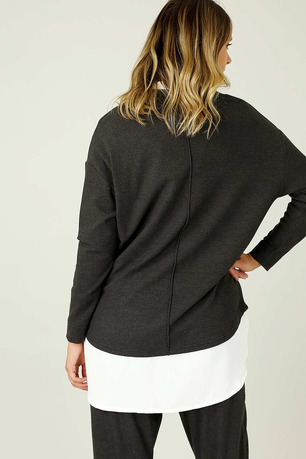 Charcoal Queen Jumper