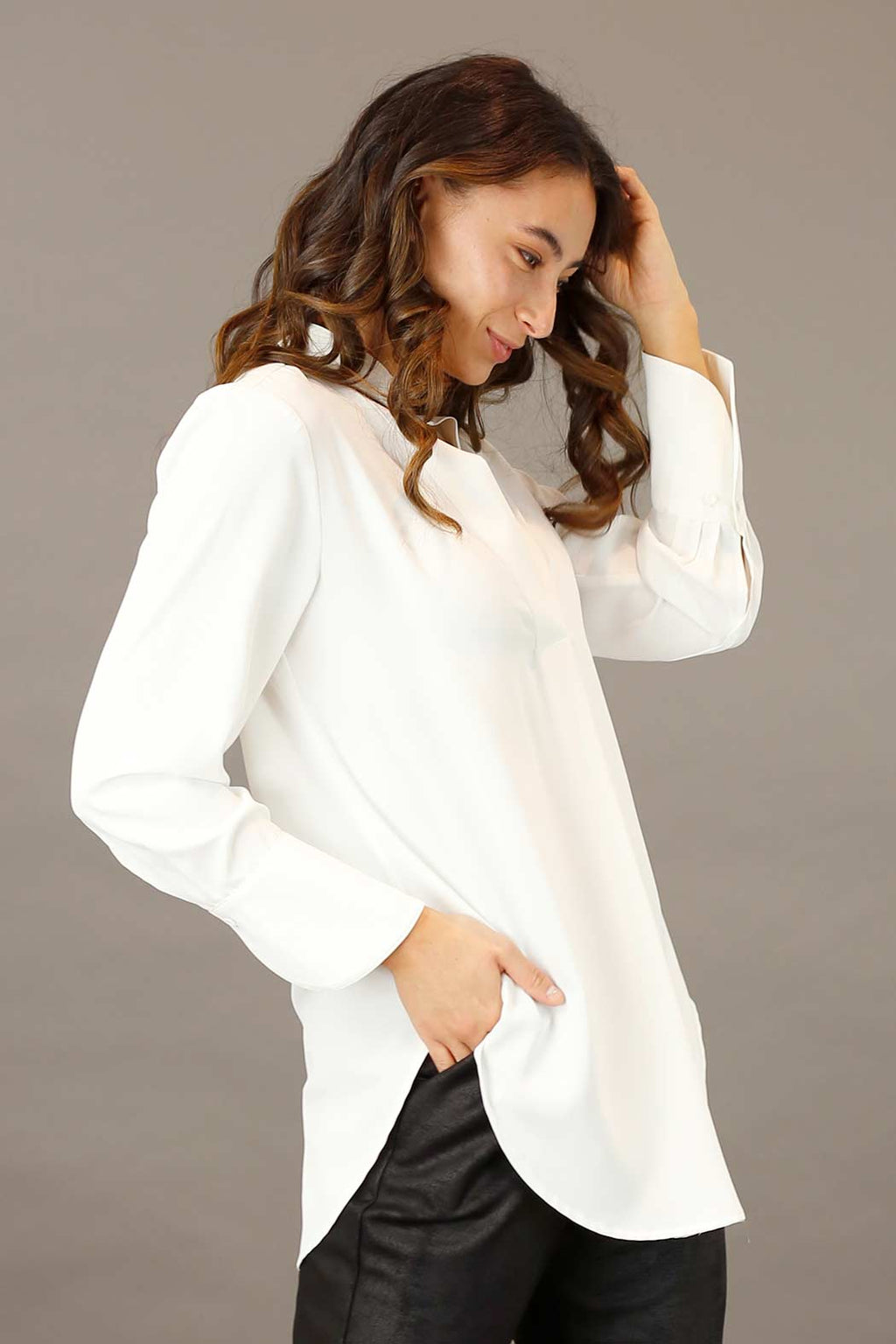 Ivory Soft Touch Blogger Shirt - SALE