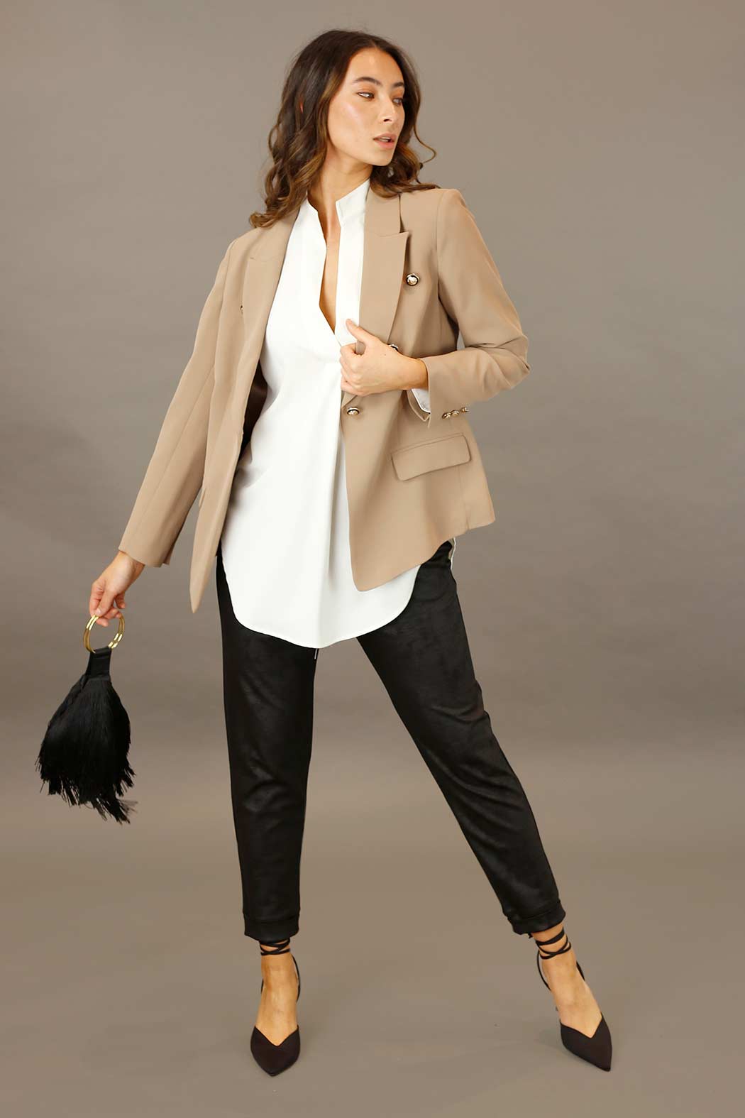Ivory Soft Touch Blogger Shirt - SALE