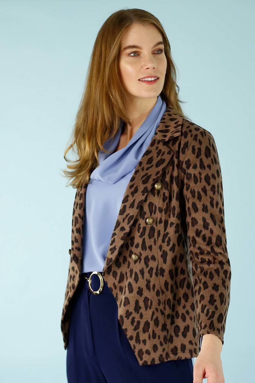 Mocha Animal Willow Jacket