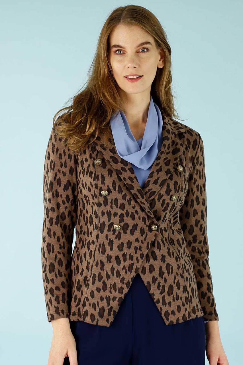 Mocha Animal Willow Jacket