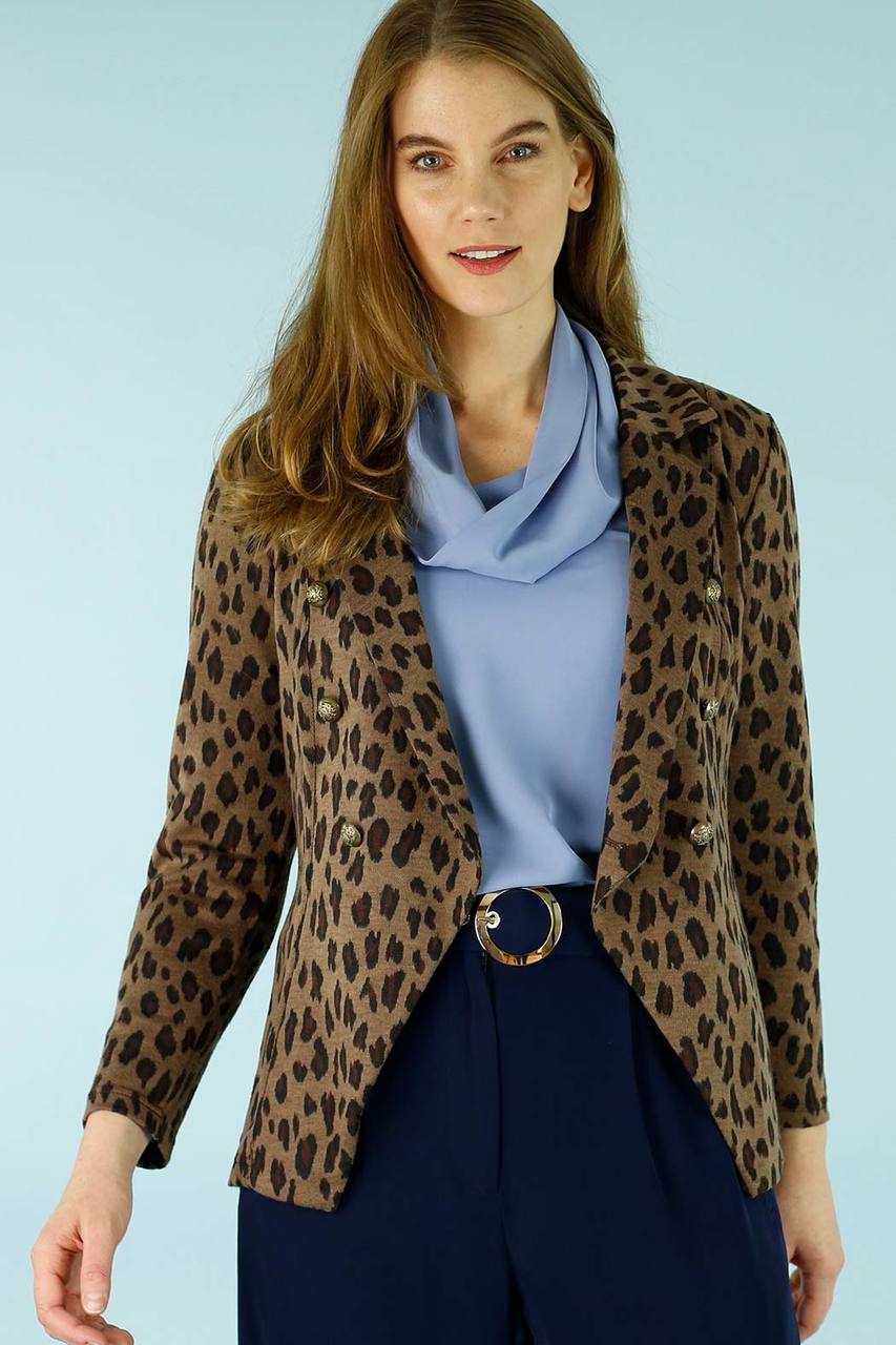 Mocha Animal Willow Jacket