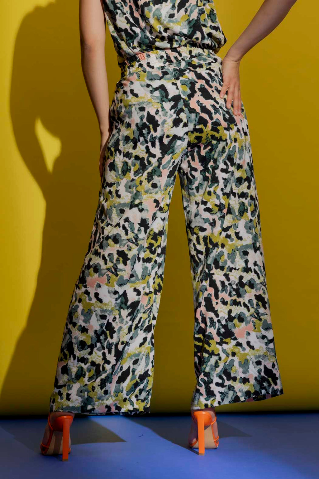 Chartreuse Camo Classic Cargo Culottes Chartreuse Camo