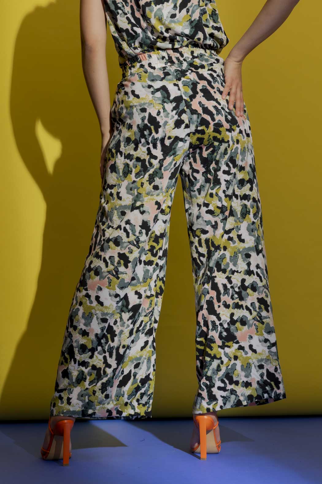 Chartreuse Camo Classic Cargo Culottes Chartreuse Camo