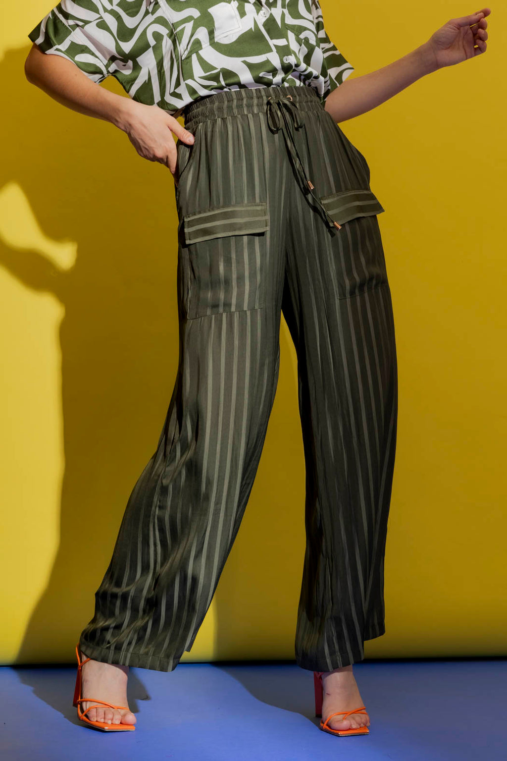 Khaki Classic Cargo Culottes