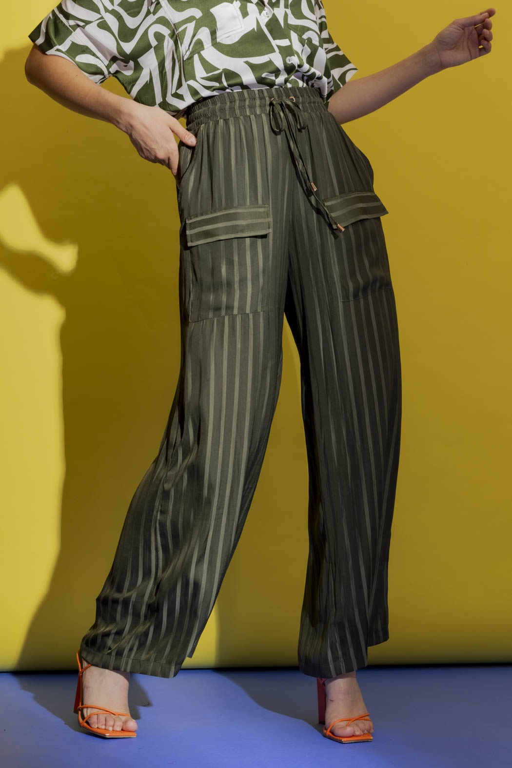 Khaki Classic Cargo Culottes