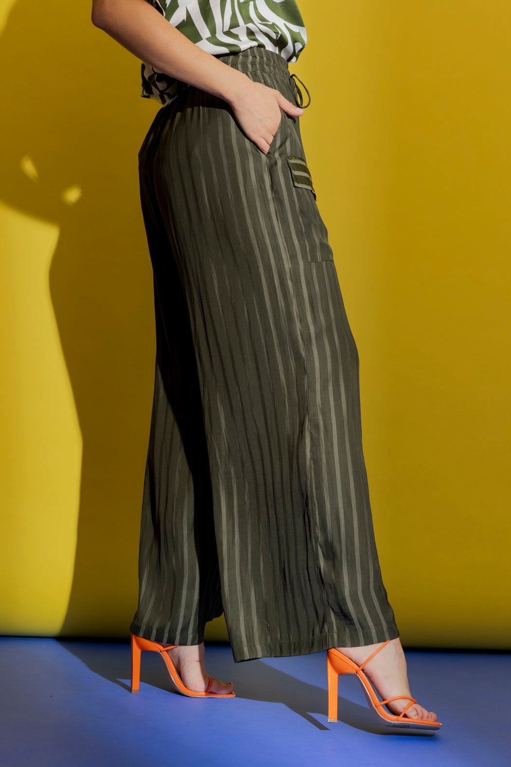 Khaki Classic Cargo Culottes