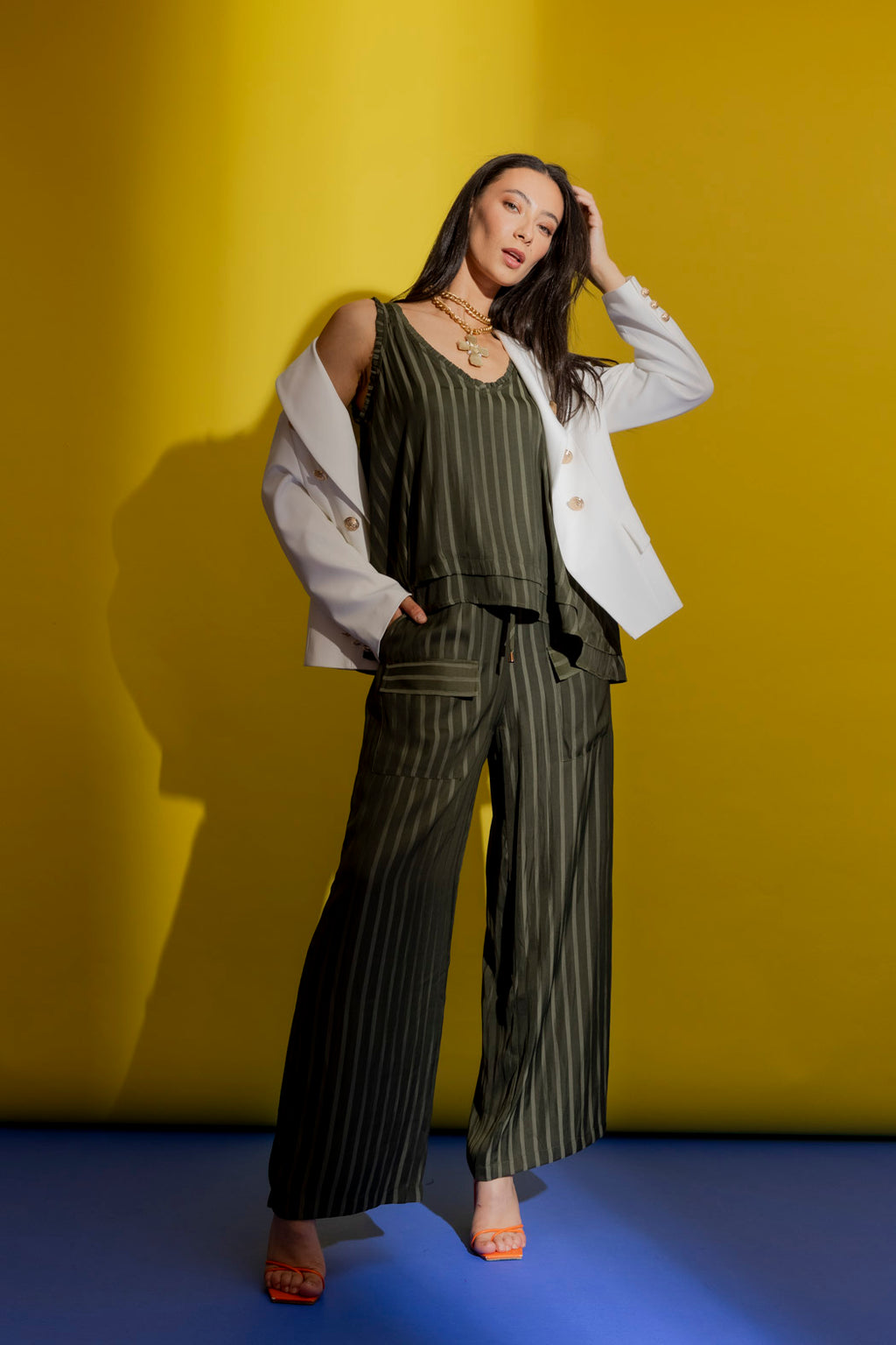 Khaki Classic Cargo Culottes