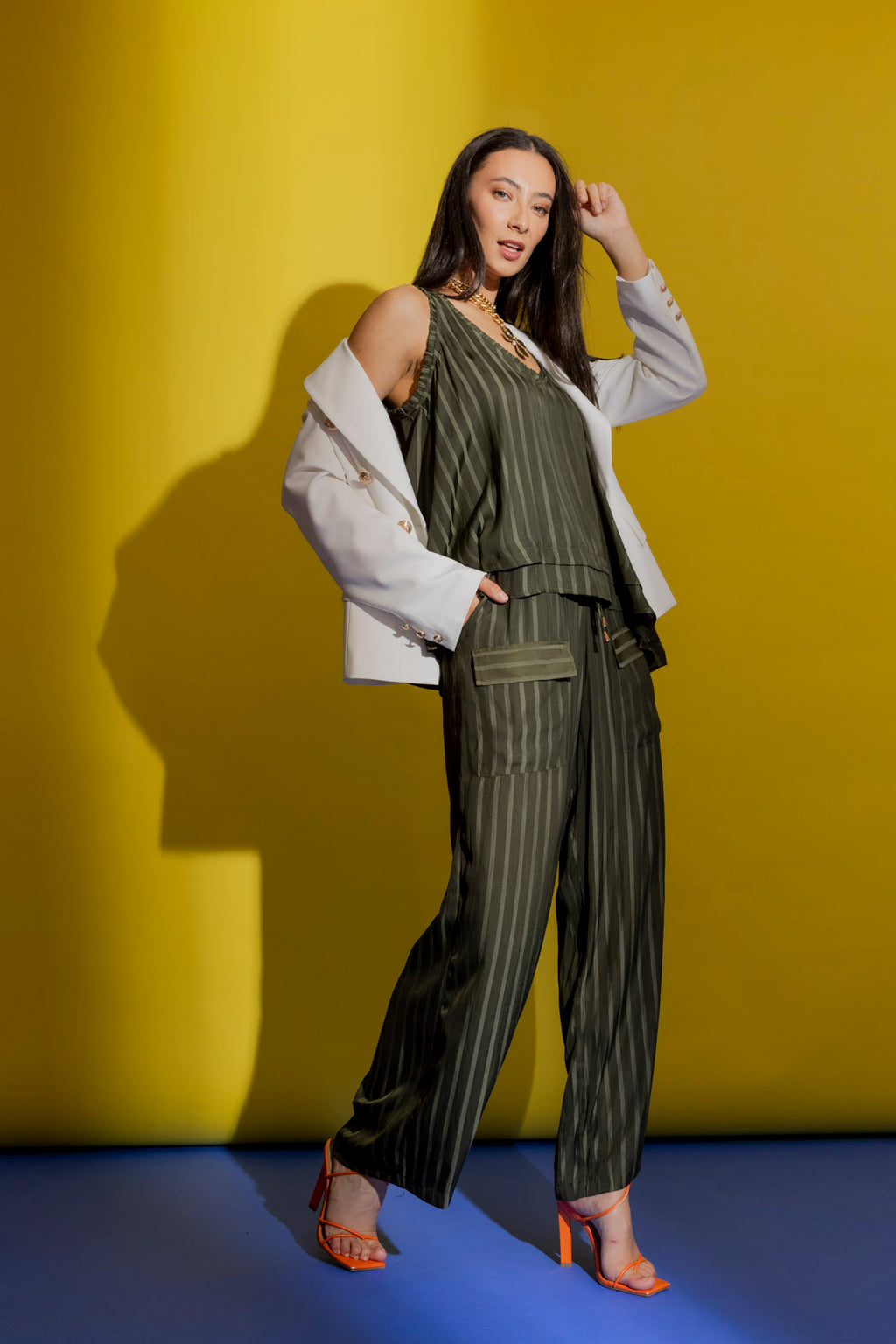 Khaki Classic Cargo Culottes