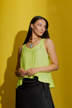Neon Crop Bell Cami