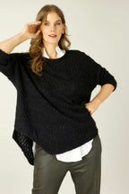 Black Fluffy Overtop - SALE