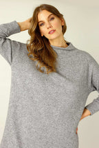 Grey Lux Oversized Dress - SALE