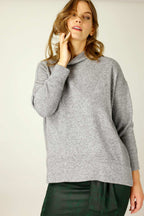 Grey Lux Oversized Jumper - SALE