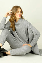 Grey Lux Oversized Jumper - SALE
