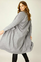 Grey Lux Raglan Cardi - SALE