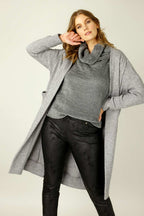 Grey Lux Raglan Cardi - SALE