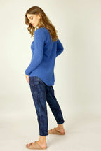 Blue Lounge Crew Neck Jumper - SALE