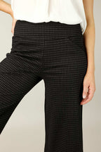 Black Grey Ponte Jet Culotte - SALE