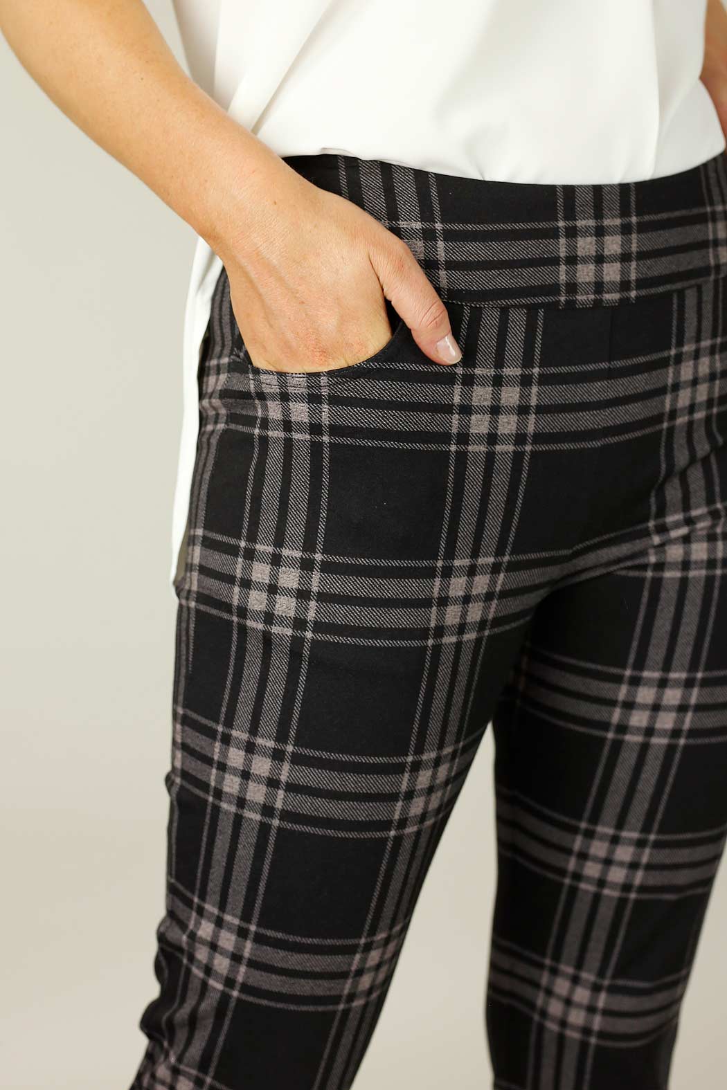 Check Ponte Relaxed Slim Jean - SALE