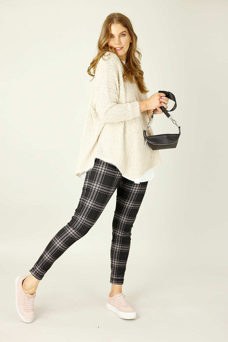 Check Ponte Relaxed Slim Jean - SALE