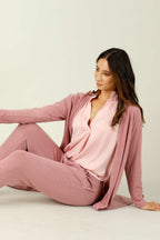 Rose Woolly Lounge Cardi - SALE