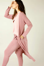 Rose Woolly Lounge Cardi - SALE