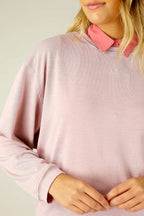 Light Pink Woolly Crew Jumper - FINAL SALE
