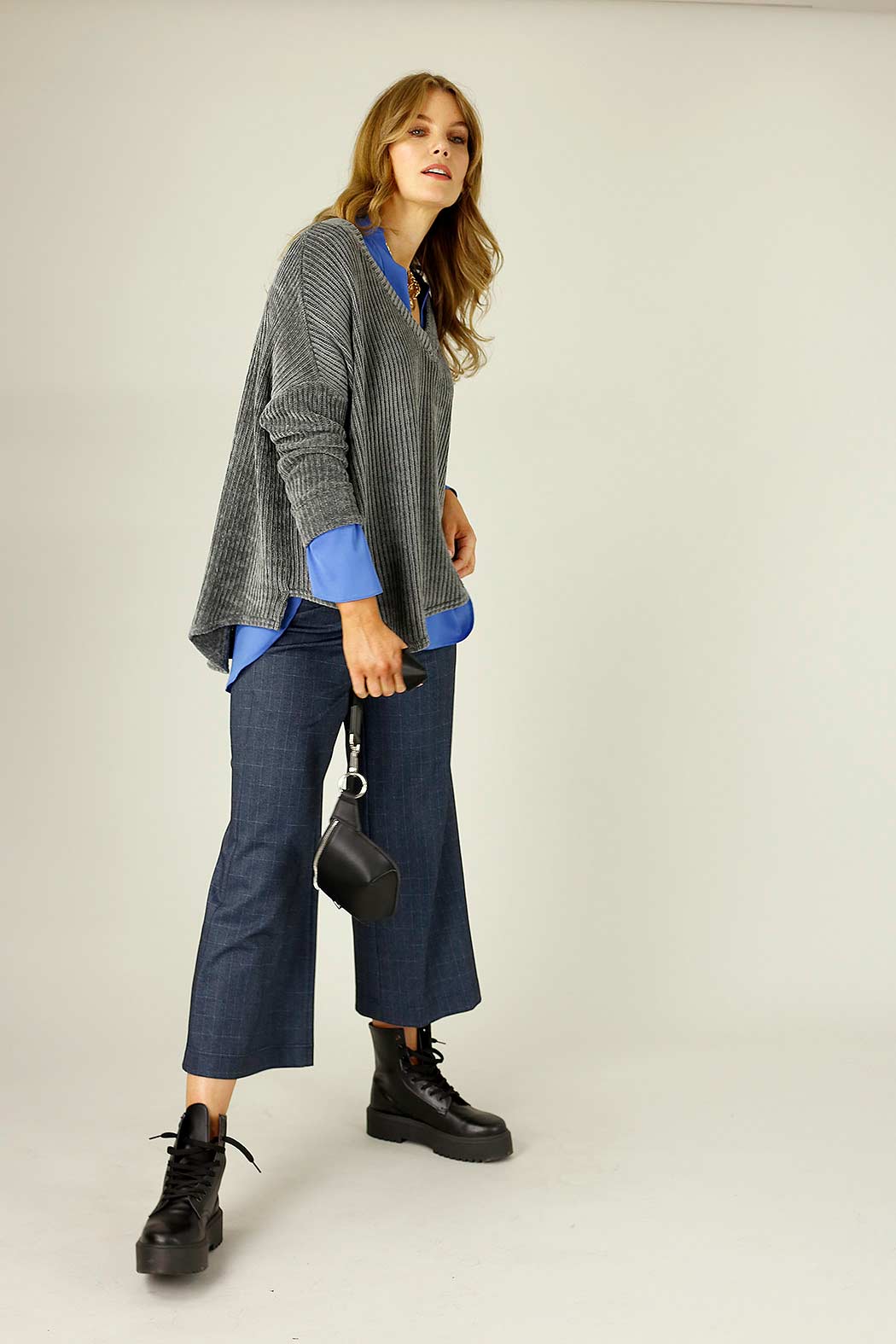 Marine Seta Blogger Shirt