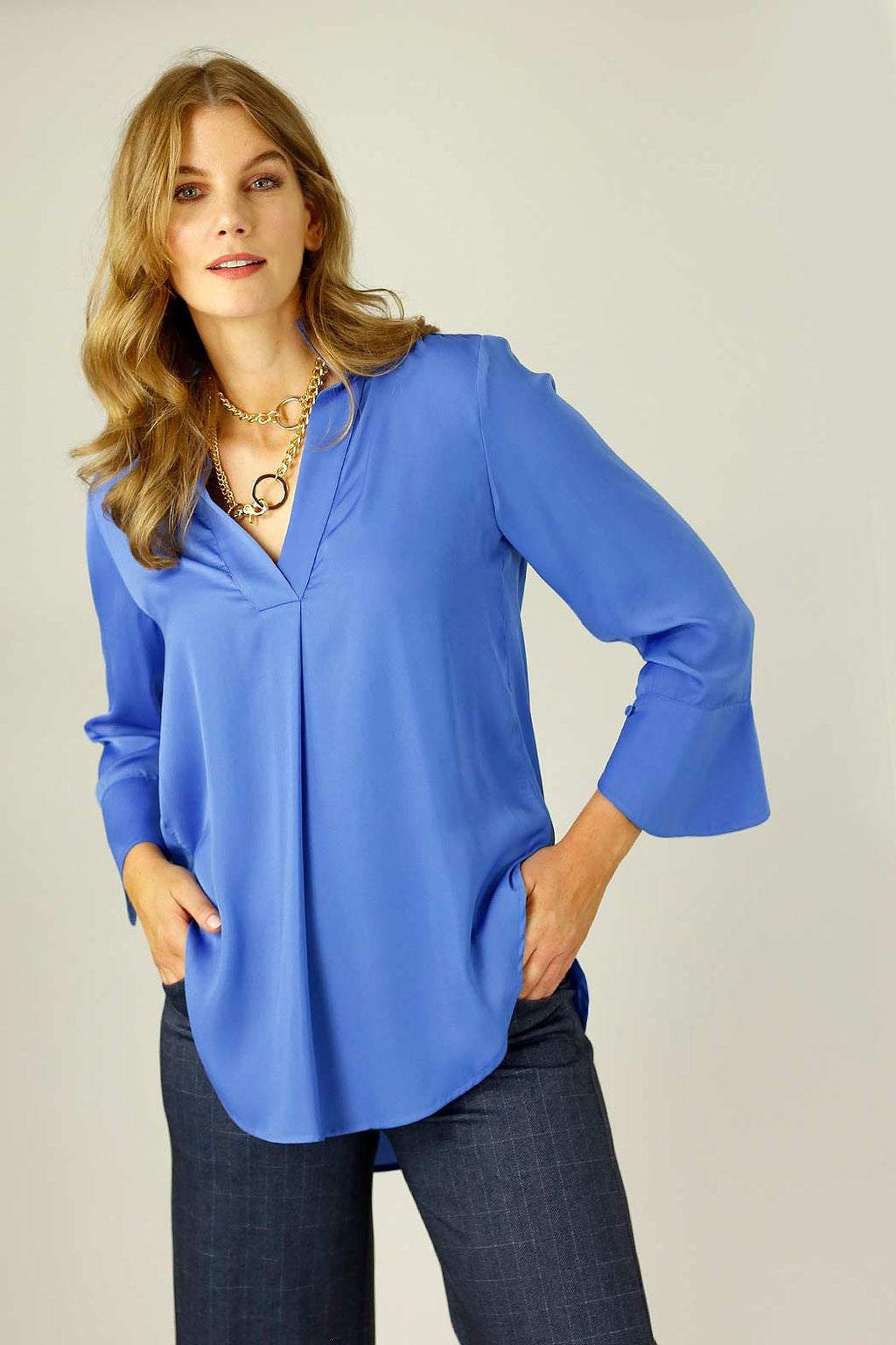 Marine Seta Blogger Shirt