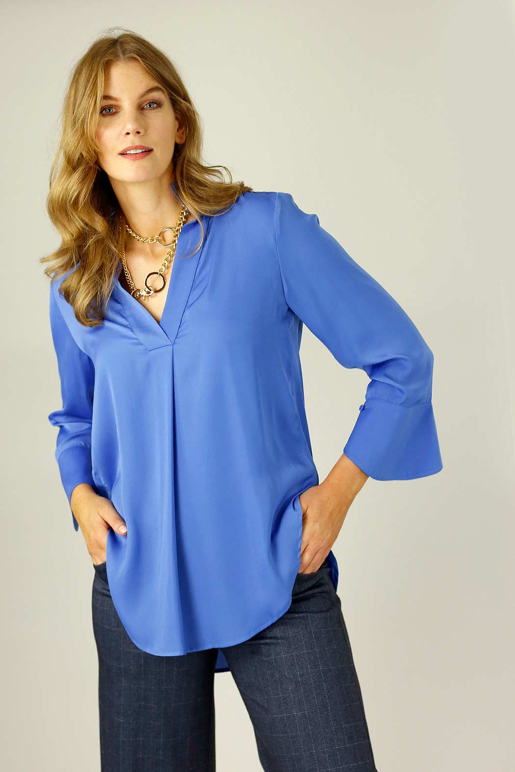 Marine Seta Blogger Shirt