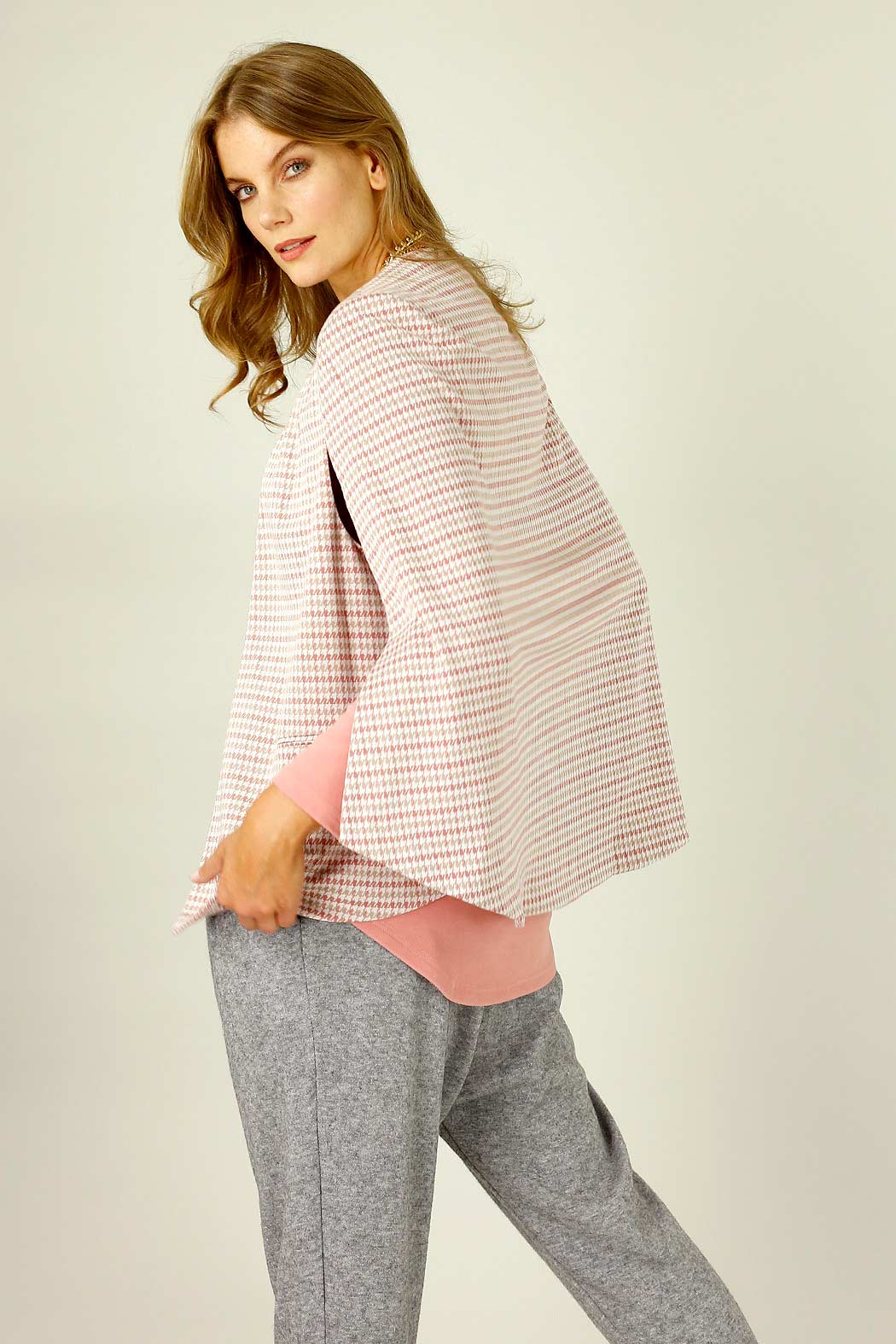Peach Cape Jacket - SALE