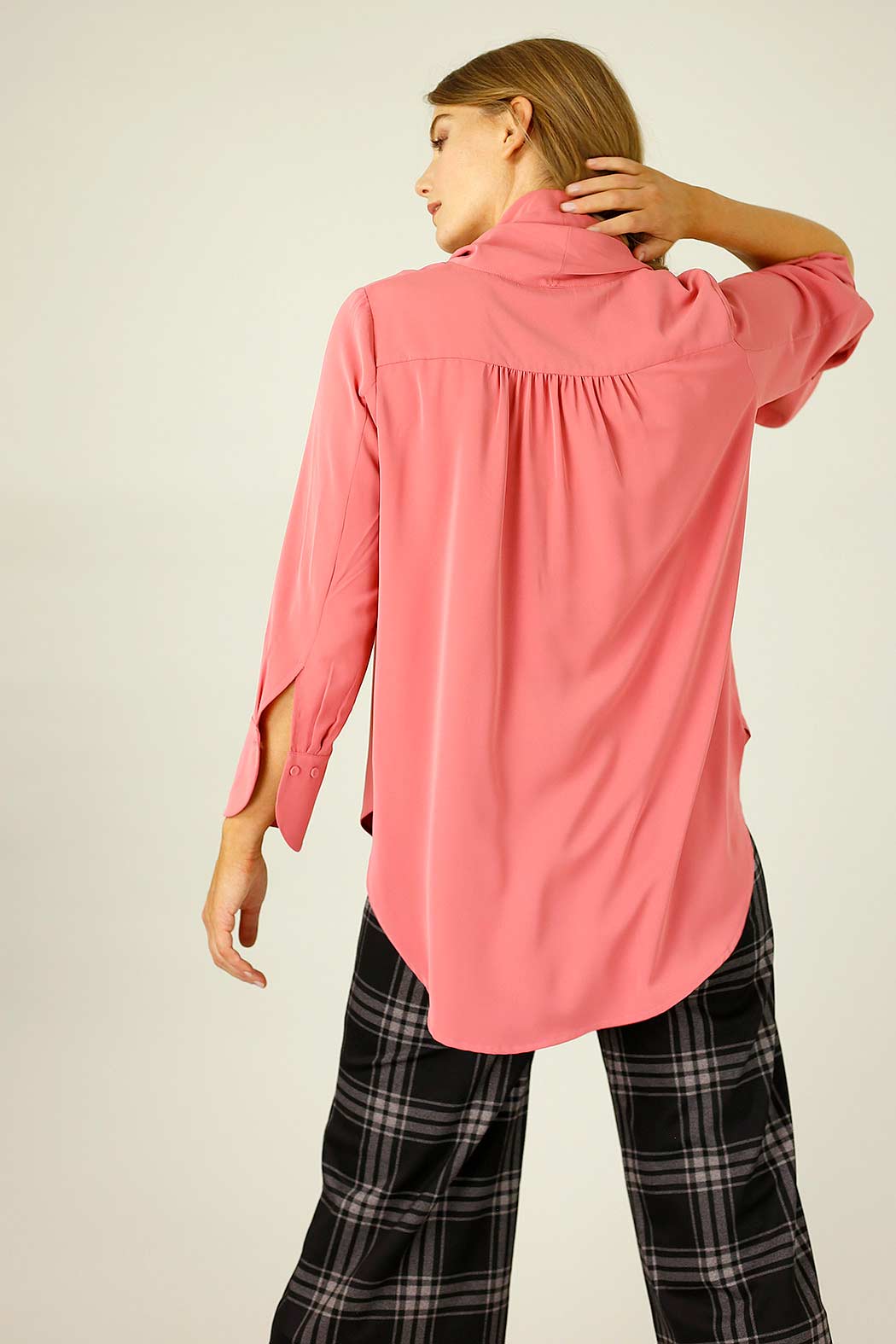 Rosehip Soft Touch Drape Blouse