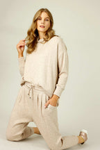 Beige Lux Raglan Cardi - SALE