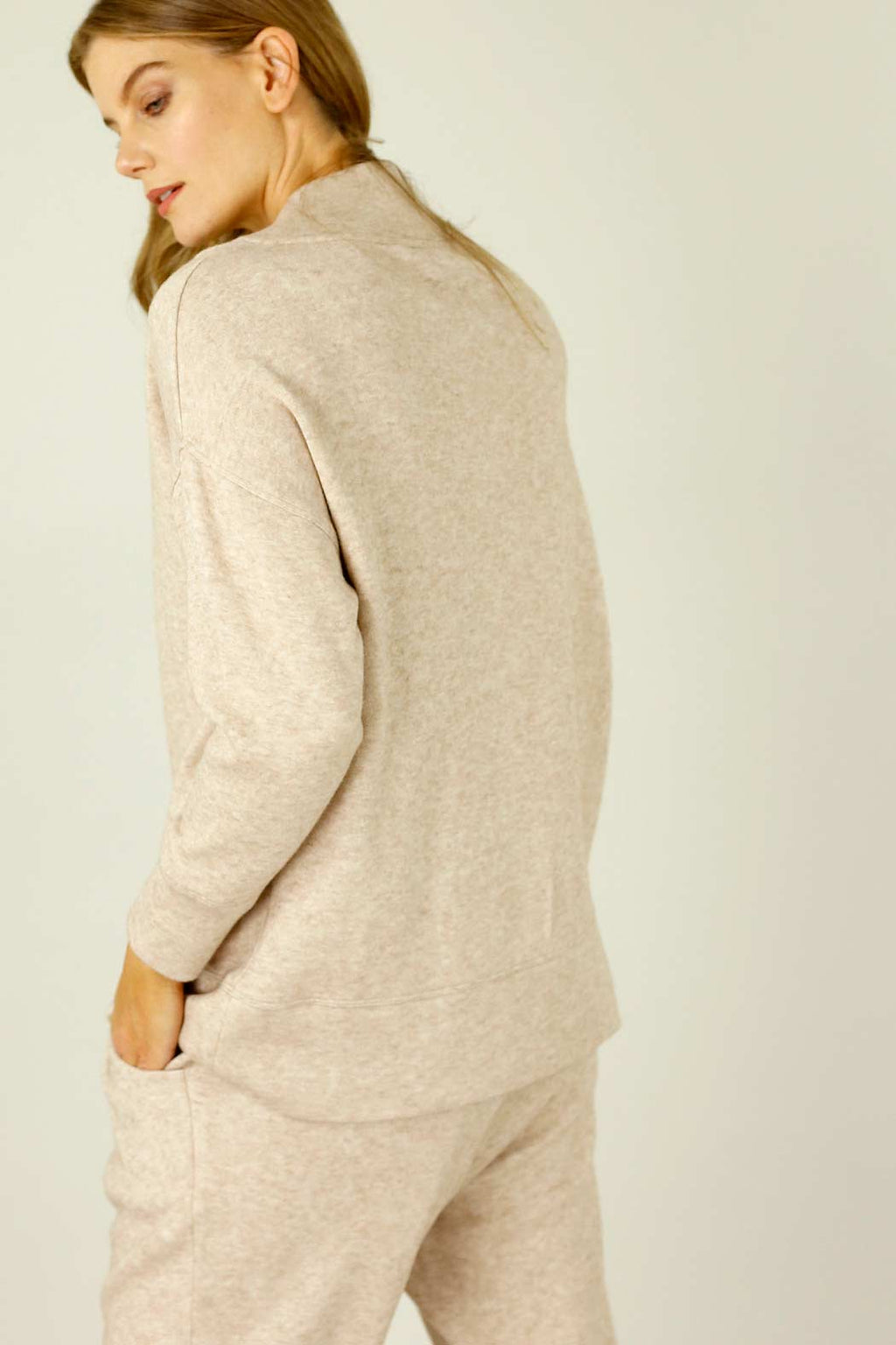 Beige Lux Oversized Jumper - FINAL SALE