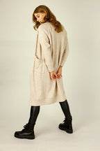 Beige Lux Raglan Cardi - SALE