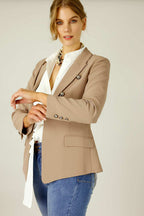 Latte Military Blazer - SALE