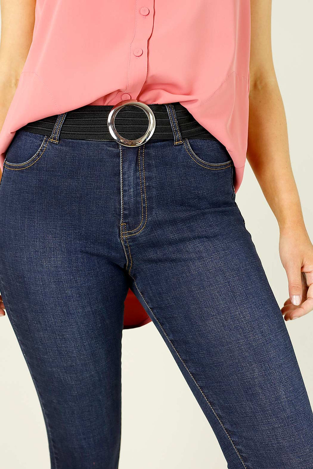 Ink Raw Hem Booty Lift Jean - FINAL SALE