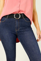 Ink Raw Hem Booty Lift Jean - FINAL SALE