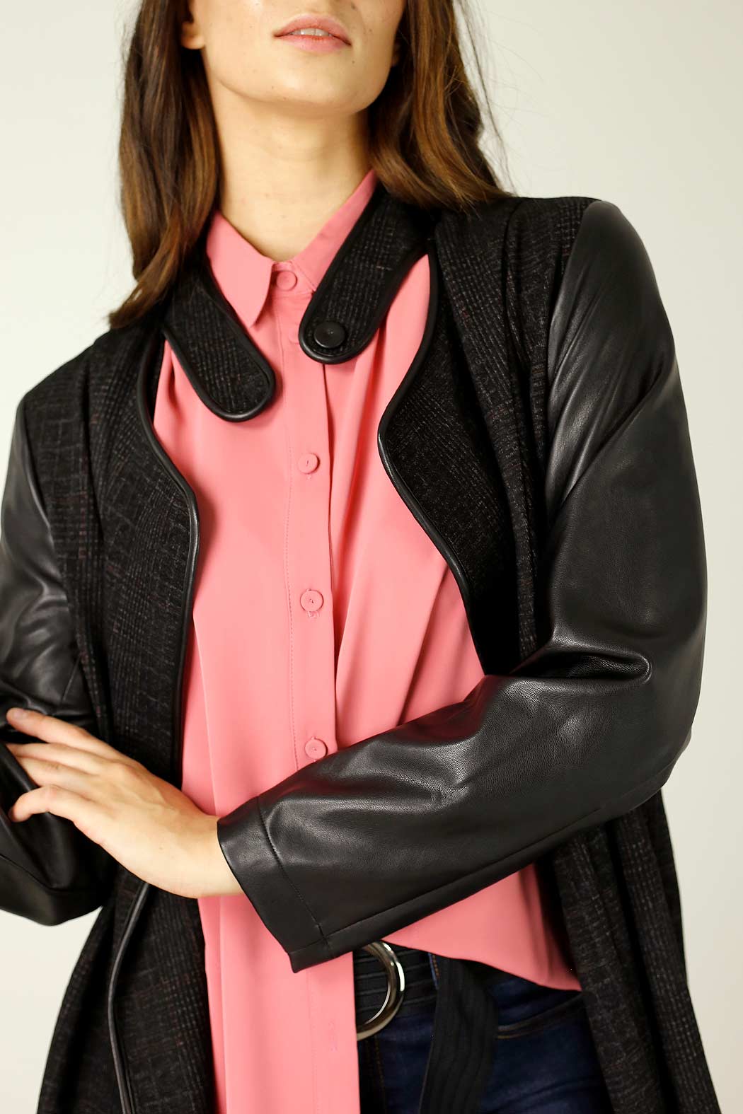 Charcoal Ponte Queens Coat - SALE