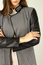 Herringbone Ponte Queens Coat - SALE